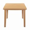 Стол пластиковый квадратный Стандарт Пластик 80x80x71 см бежевый фото