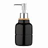 Дозатор для жидкого мыла Leonord Barcelona, керамика, черный фото