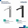 Смеситель для раковины Milardo Rora, белый матовый фото
