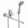 Смеситель для ванны с душем PLStart PD22086, с длинным изливом, хром фото