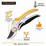 Секатор плоскостной Fiskars Plus PowerLever P751, 285 мм фото