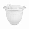 Кашпо настенное Альтернатива Лозанна, 3 л, белое фото